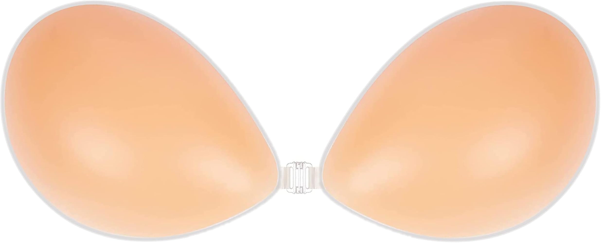 Adhesive Bra Push Up Strapless Invisible Sticky Bra Reusable Backless Silicone Bra for Women, Cre... | Amazon (CA)