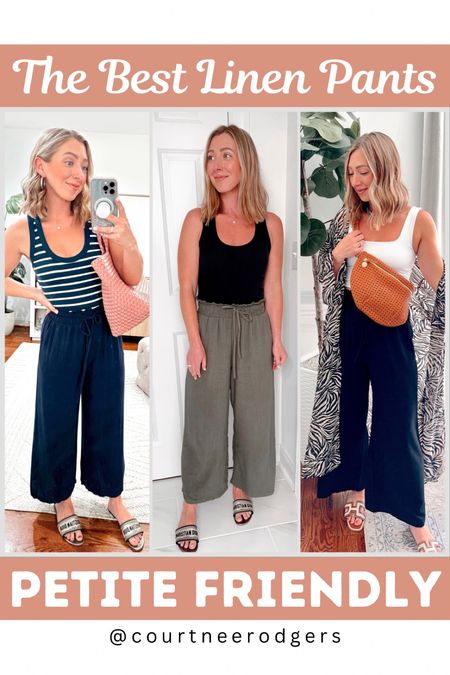 The best linen pants (petite friendly—5’4”)

Size small/medium kimono
Size small tank
Size medium pants (size up—size 2/4)

Amazon Fashion, linen pants, petites, Clare V, spring outfits, travel 

#LTKTravel #LTKSaleAlert #LTKStyleTip