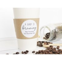 Custom Coffee Sleeves, Personalized Paper Hot Tea Or Cocoa Cup Cuffs, Baby Shower Favors, Espresso Bars & Buffets, 20 Pk | Etsy (US)