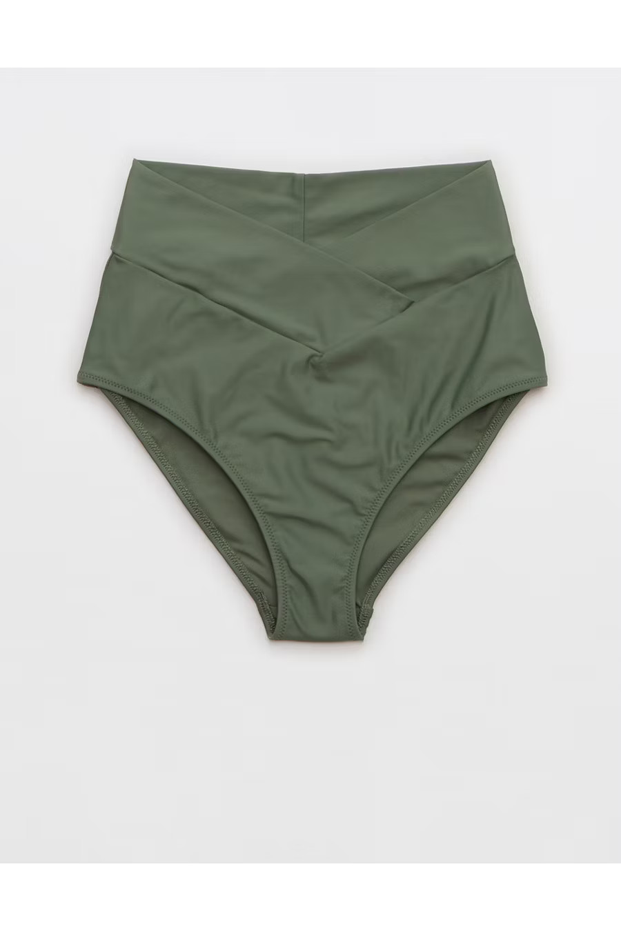 Aerie Crossover High Waisted Bikini Bottom | Aerie
