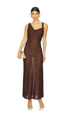 SOVERE Spark Dress in Coffee from Revolve.com | Revolve Clothing (Global)