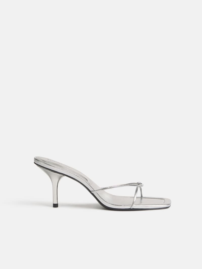 Reformation Cooper Heeled Sandal Black Leather 9 | Reformation (Global)