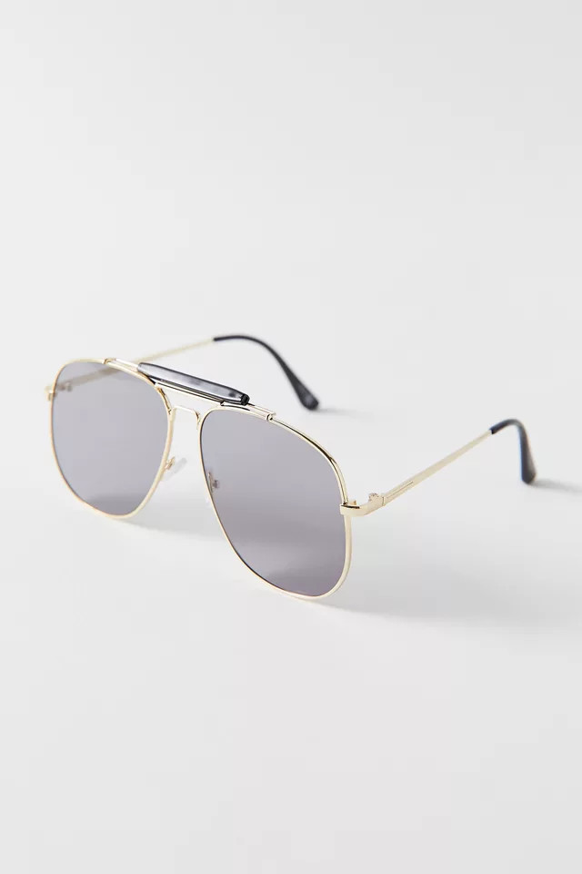 Farrah Metal Aviator Sunglasses | Urban Outfitters (US and RoW)