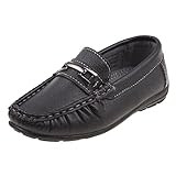 Josmo Boys’ Shoes – Casual Leatherette Moccasin Driving Loafers (Size: 5T-5 Big Kid) | Amazon (US)