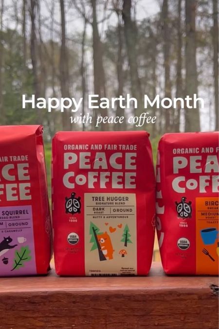 April is Earth Month, and @Peace Coffee is celebrating Mother Nature all month long! I love how they care for the earth through organic farming practices and reinvestment in farming communities through their Carbon, Climate, and Coffee Initiative. 

Their Tree Hugger Blend is a beautiful dark roast coffee with nutty and vanilla notes! ☕️  