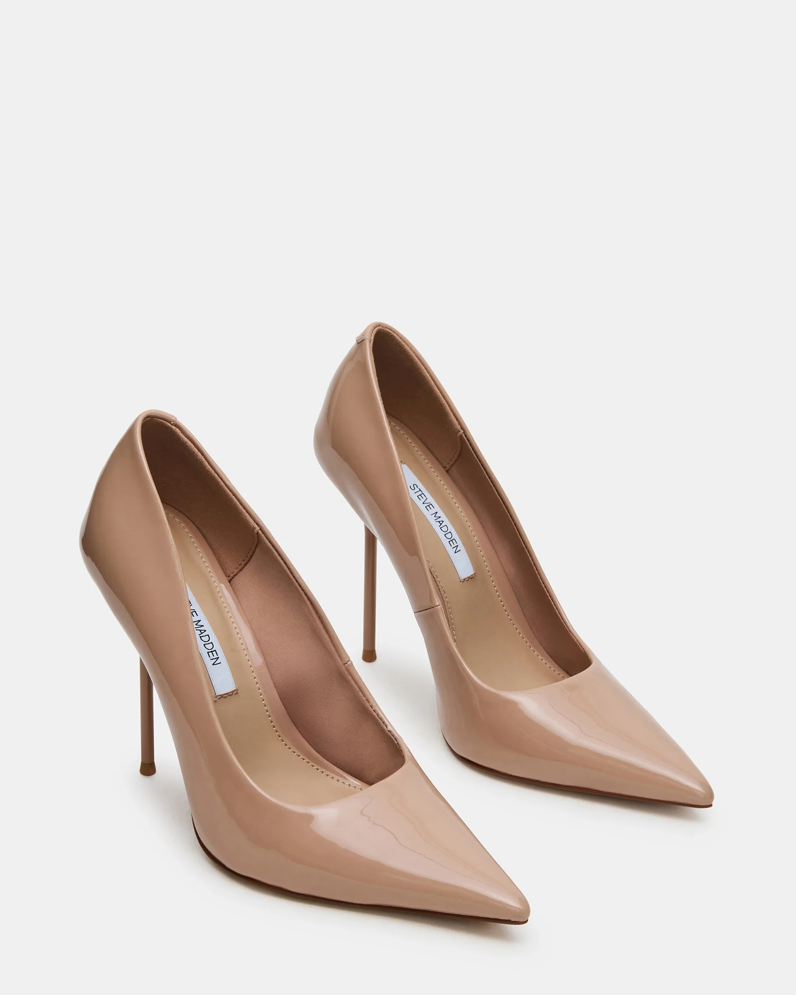 DYNASTY Blush Patent Pointed-Toe Pump Women's Stiletto Heel | Steve Madden (US)