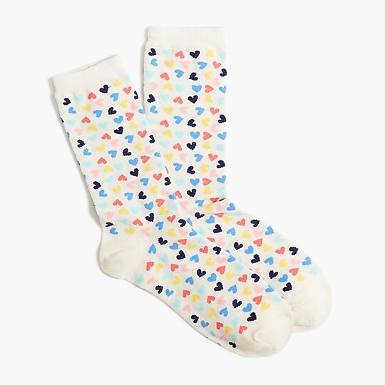 Hearts trouser socks | J.Crew Factory