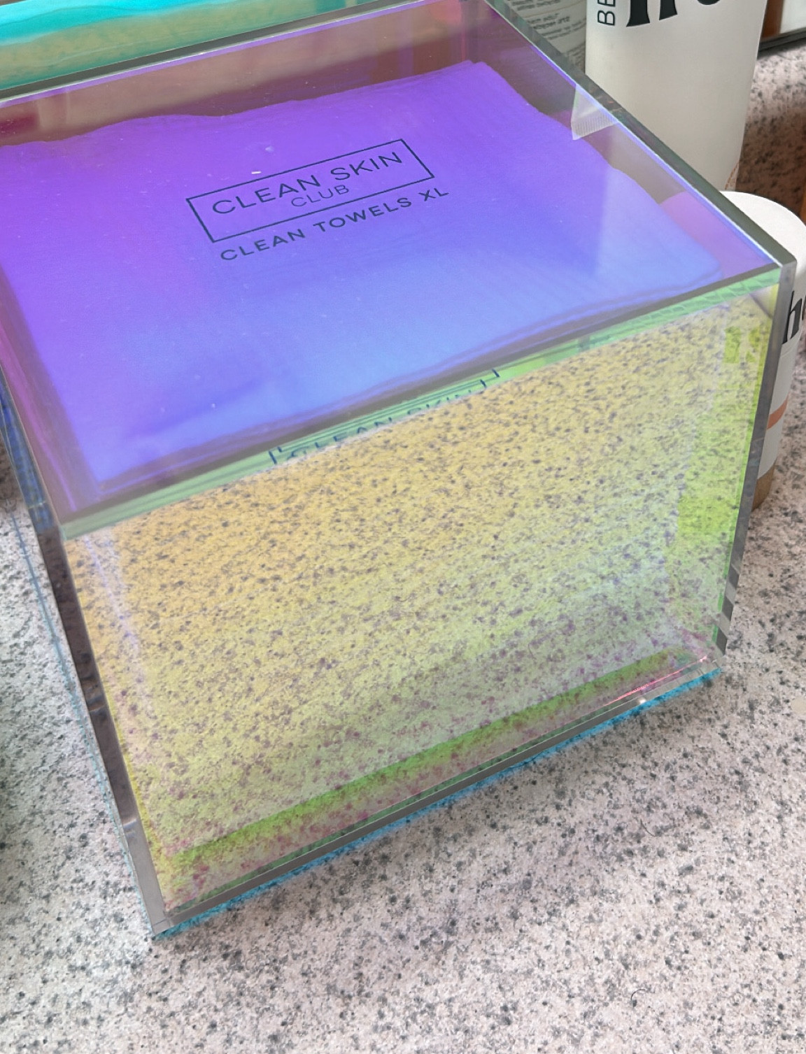 The Prisim Clean Skin Club box (coming soon) and towels! I also use their bamboo box holder and absolutely LOVE it

#LTKFindsUnder100 #LTKGiftGuide #LTKBeauty