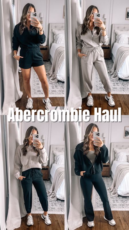 Abercrombie sale use code YPBAF for an additional 20% off!! 

Wearing tts small in the rompers
Joggers tts small
Flare leggings: small/regular (I’m 5’8)



#LTKsalealert #LTKfindsunder100 #LTKfitness