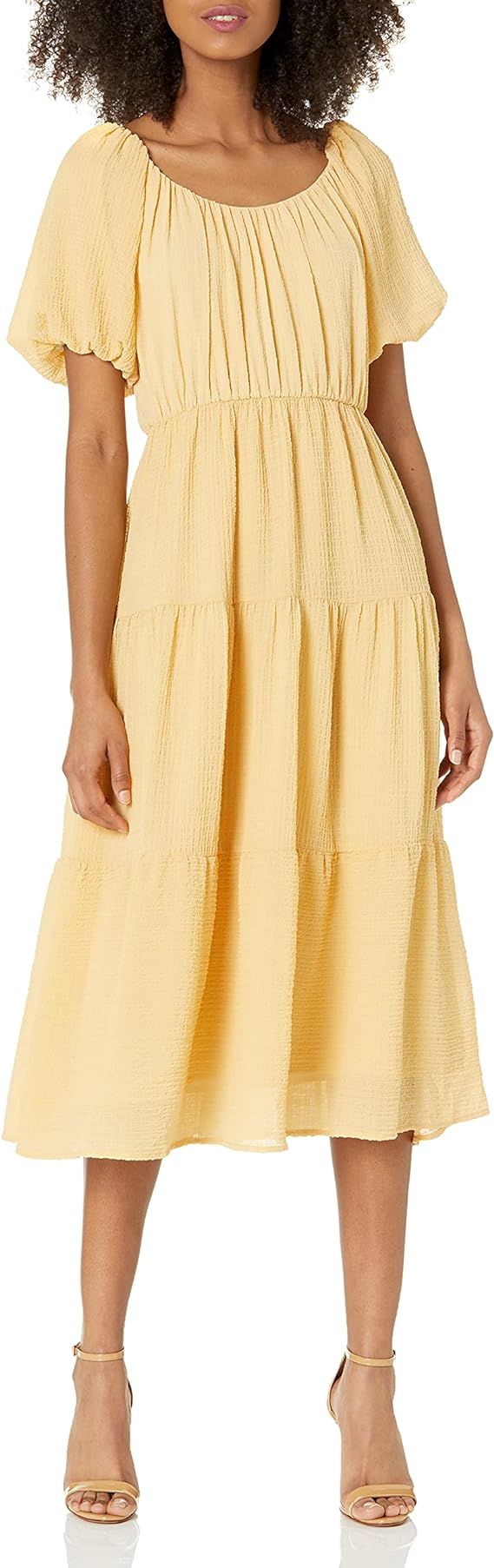 ASTR the label Women's Smocked Tiered Maxi | Amazon (US)