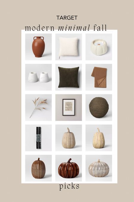 Modern minimal fall decor at Target round up
#falldecor #ltkhome