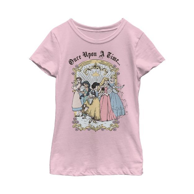 Girl's Disney Princesses Classic Once Upon a Time T-Shirt | Target