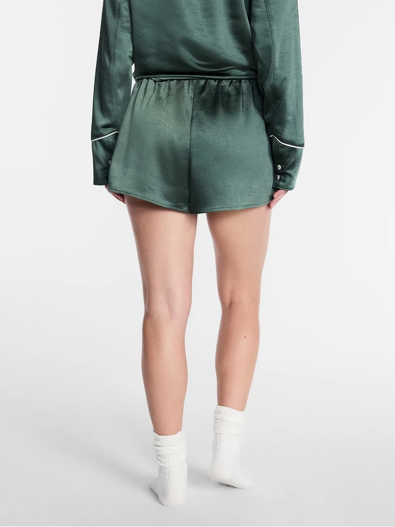 Kacey Lee Women's Satin Sleep Shorts, Sizes XS-XXL | Walmart (US)