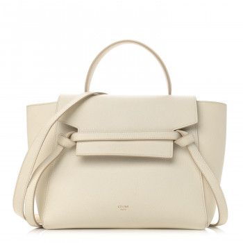 CELINE

Grained Calfskin Nano Belt Bag Linen | Fashionphile