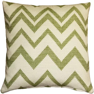 'Lorenzo Zigzag Cotton Throw Pillow | Wayfair North America