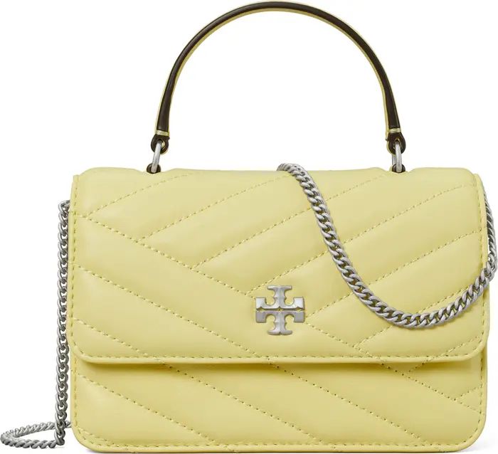 Tory Burch Mini Kira Chevron Quilted Leather Top Handle Bag | Nordstrom | Nordstrom