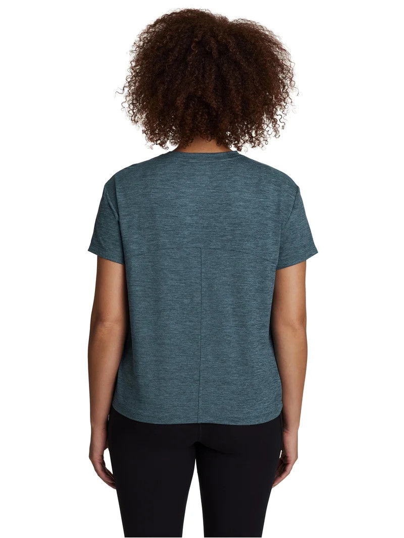 Reebok Women's Legacy 2.0 Meet and Greet Short Sleeve Top, Sizes XS-4X | Walmart (US)