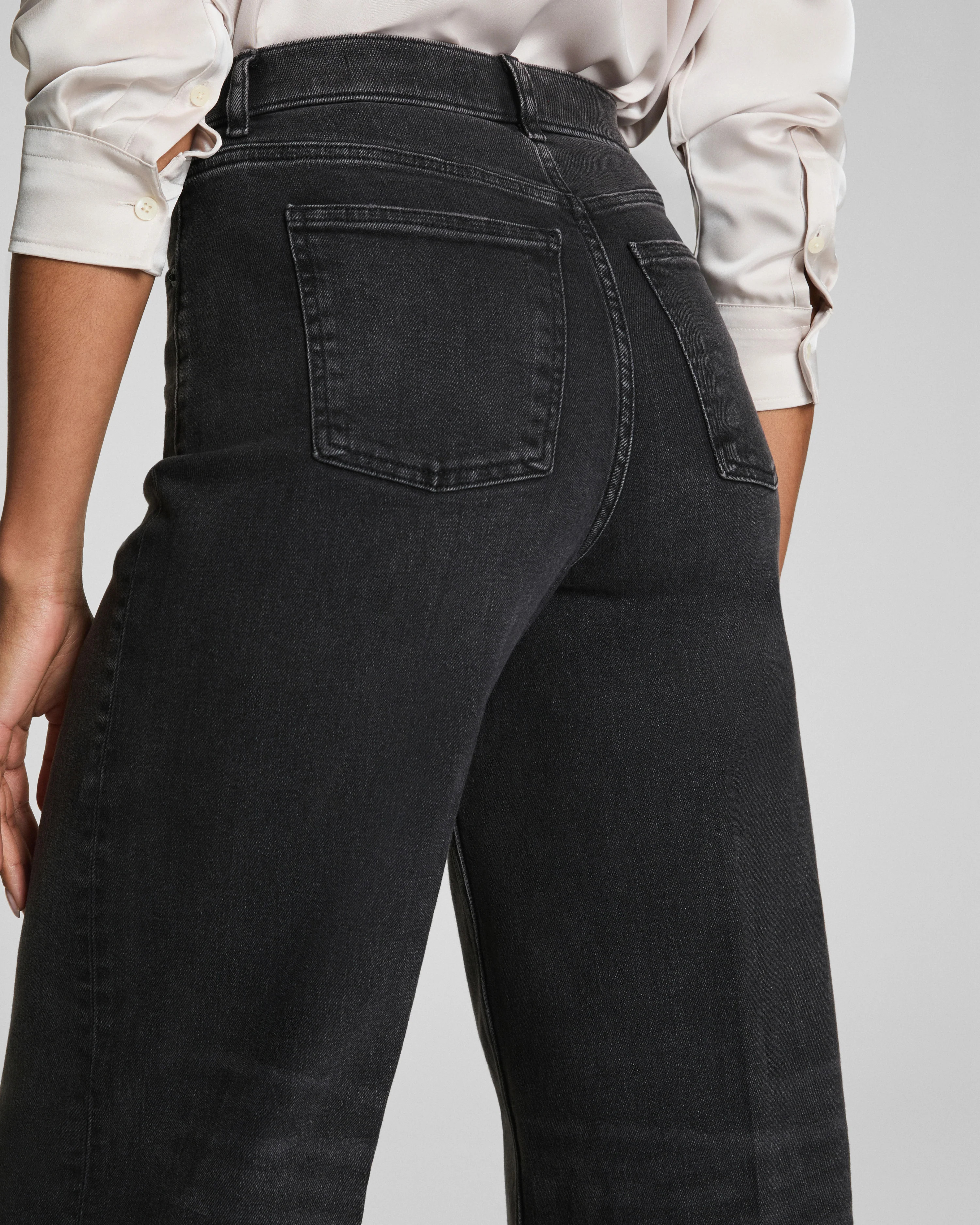 Shaping Wide Leg Jeans | 4-Way Stretch Denim | SPANX | Spanx