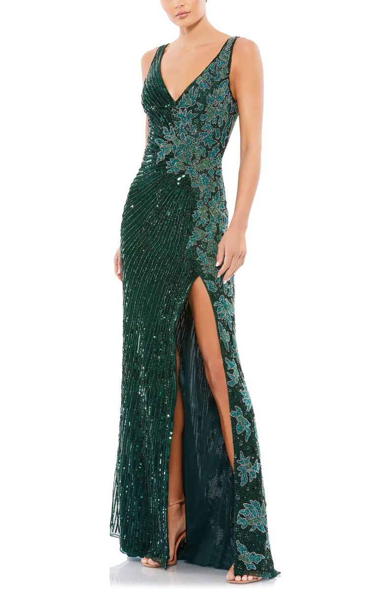 Mac Duggal Sequin Column Gown | Nordstrom | Nordstrom