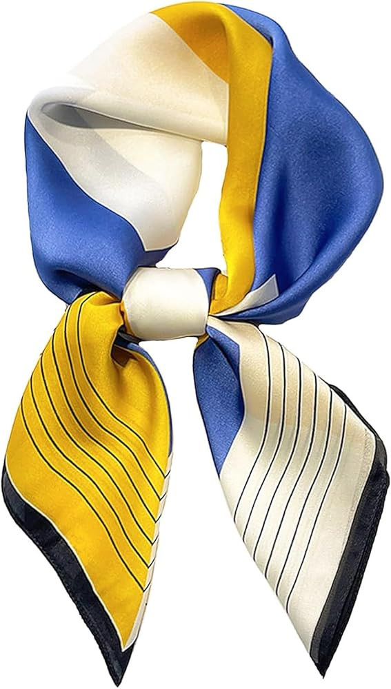 Satin Bandanas Head Scarf For Women Hair Scarves Accessories Lightweight Fashion Wrap Neck Silk S... | Amazon (US)