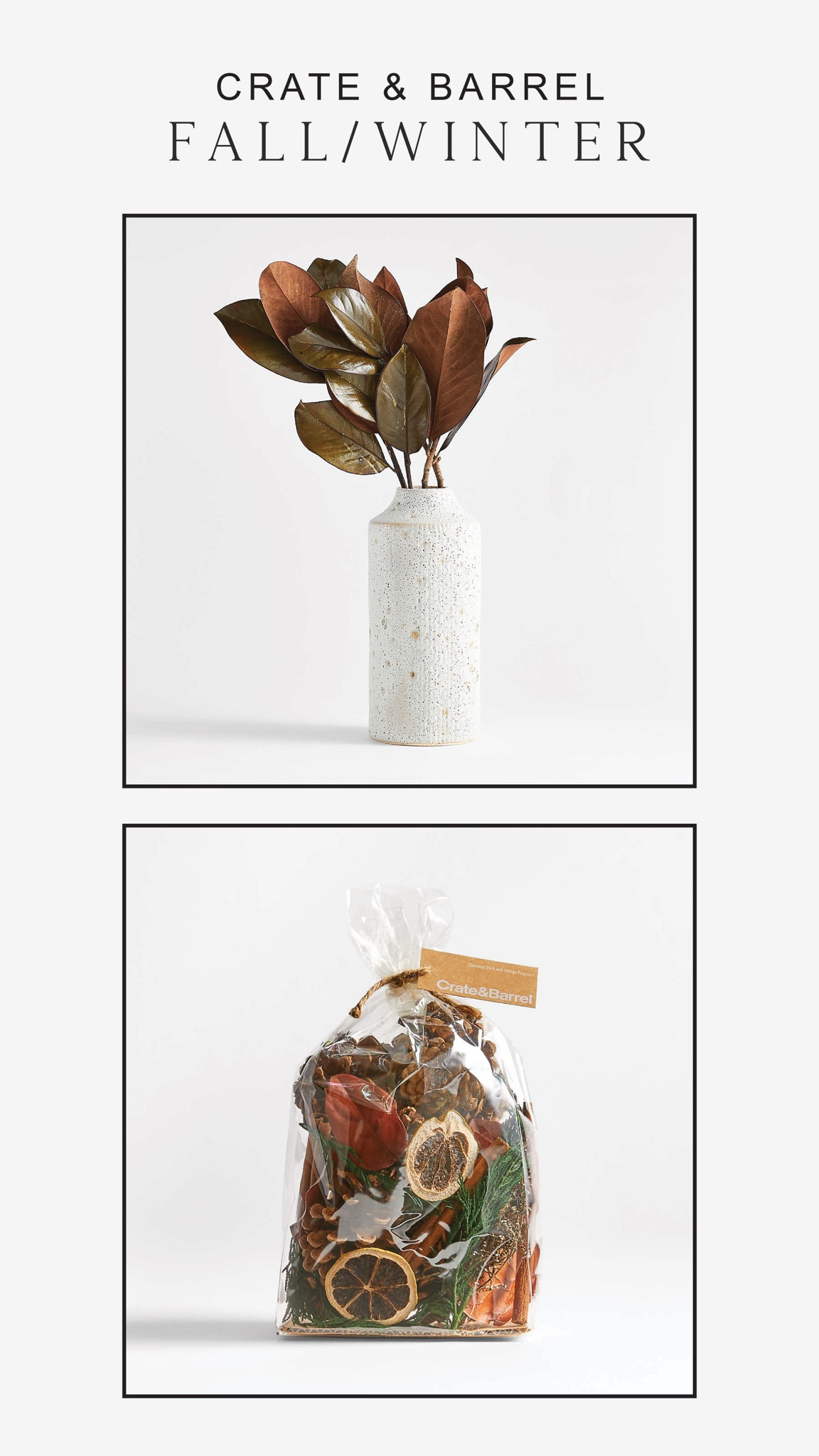 Artificial magnolia stamps and seasonal potpourri for fall and winter 🍂✨

#LTKSeasonal #LTKhome