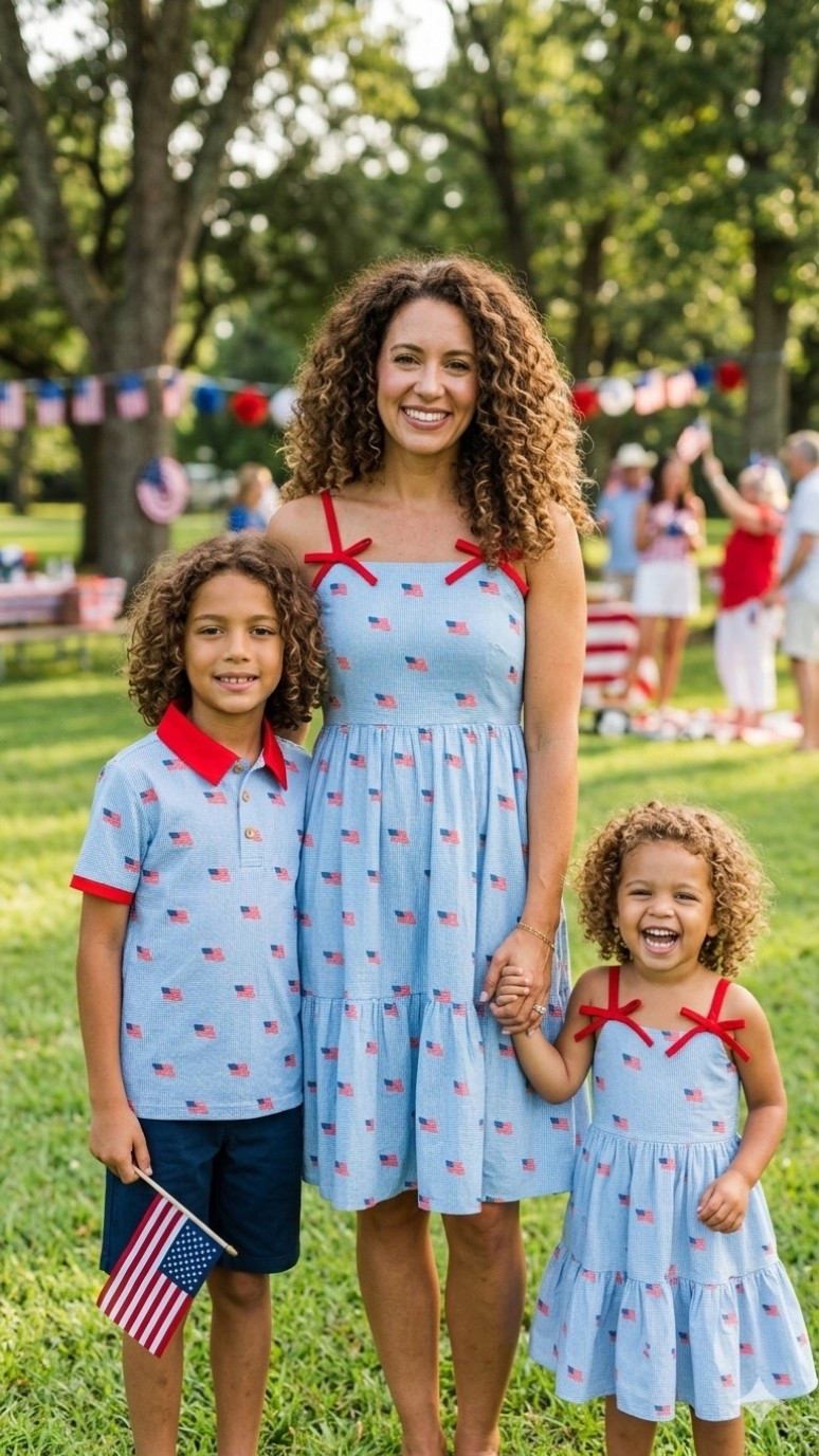 Patriotic perfection in these matching American Flag family outfits! Perfect for parade, picnics and pictures!!!

#LTKootd #LTKKids #LTKBaby