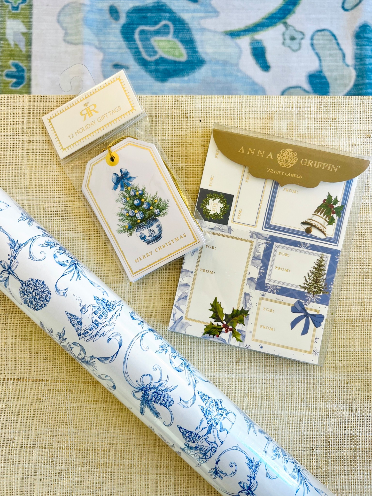 Blue and white Christmas vibes 🤍💙 chinoiserie Christmas || grandmillennial Christmas 

#LTKSeasonal #LTKHoliday