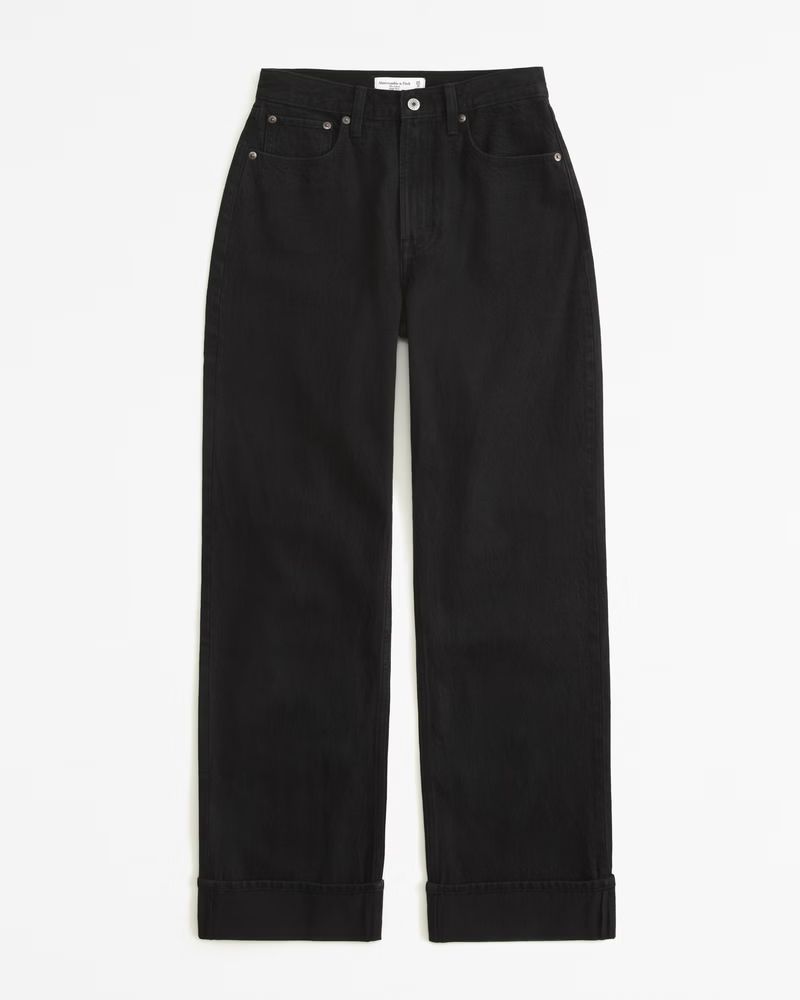 Women's Curve Love High Rise Loose Jean | Women's Bottoms | Abercrombie.com | Abercrombie & Fitch (UK)