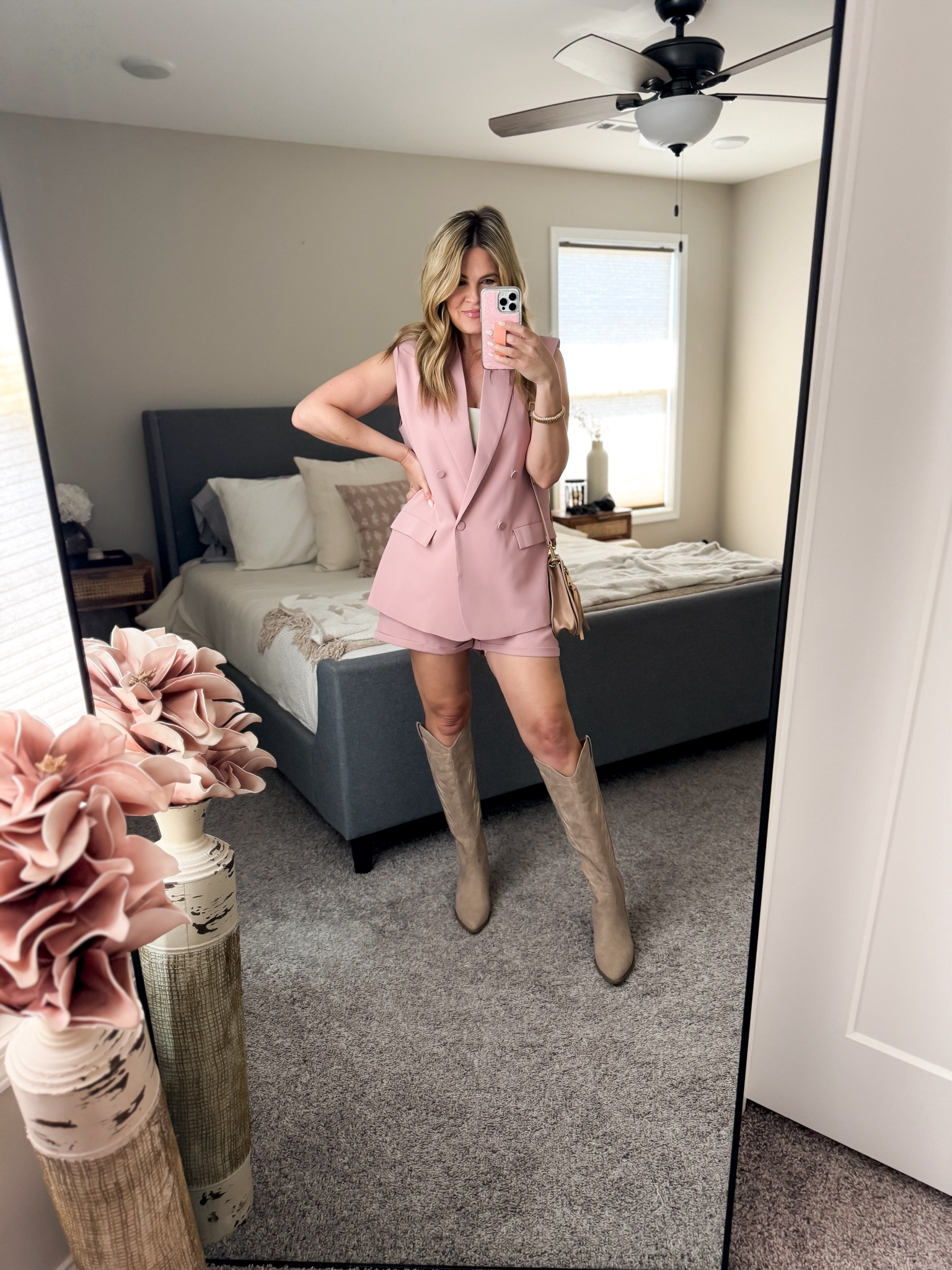 Shorts suit set many ways.
Spring outfit
Nashville

#LTKover40 #LTKshoecrush #LTKworkwear