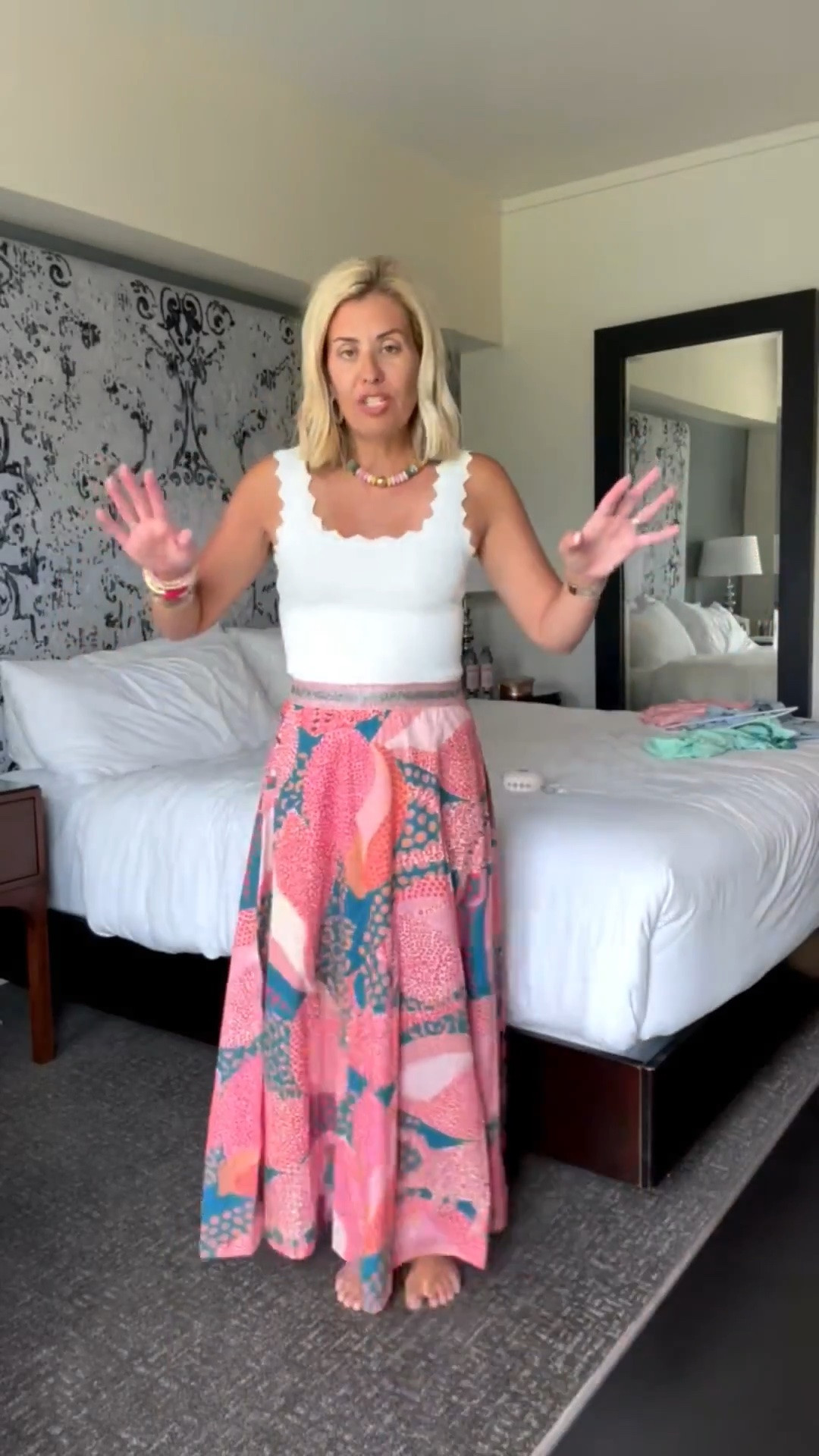 Can you even with this skirt?!! Absolutely stunning! I’m in xs tank and skirt. 
* use mixandmatch for 25% off at Erin McDermott
*use Catherine20 at Allie + Bess

#LTKdayinmylife #LTKmomlife #LTKTravel