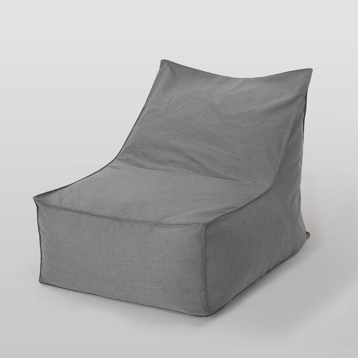 Tulum Fabric Bean Bag Lounger - Dark Gray - Christopher Knight Home: Water-Resistant, Cozy Patio ... | Target