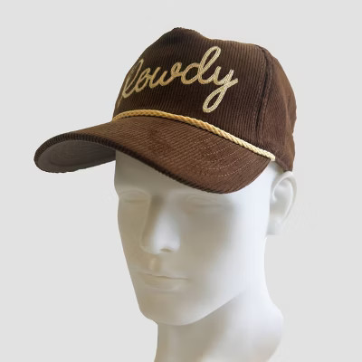 Mighty Fine Brown Cord Baseball Hat -Brown | Target