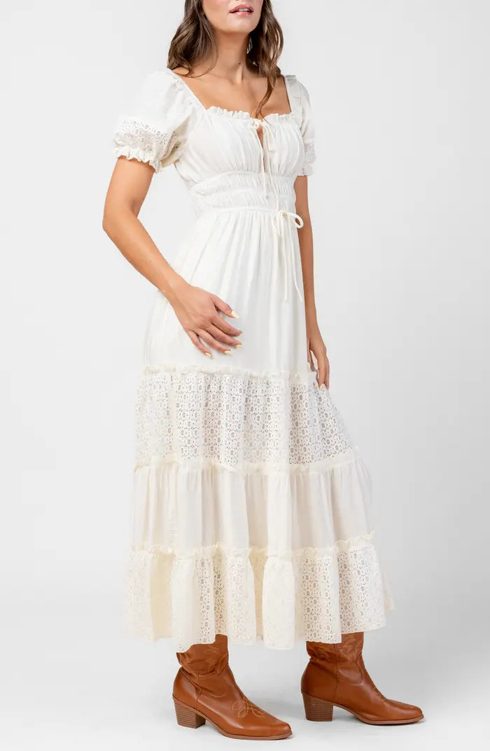 Beivy Mixed Gauze Maxi Dress | Nordstromrack | Nordstrom Rack