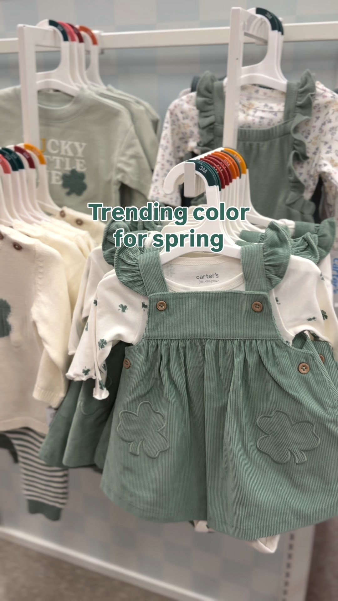 The prettiest green color is trending for spring & it includes the cutest St Patrick’s day outfits for your little ones!

#stpatricksday2026  #babyclothing #spring2026 #babypajamas #babyboyclothes #springtrends #springtrendingcolor #babyboystyle #babygirloutfits #babygirlfashion

#LTKBaby #LTKSeasonal #LTKFindsUnder50