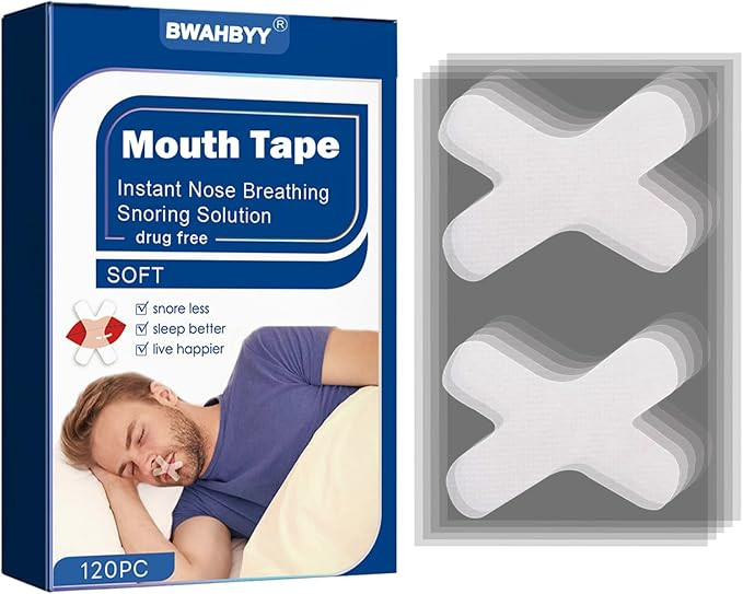 Gentle Transparent White Tape 120 Pcs - Hypoallergenic Tapes Strips for Sensitive Skin, Painless ... | Amazon (US)