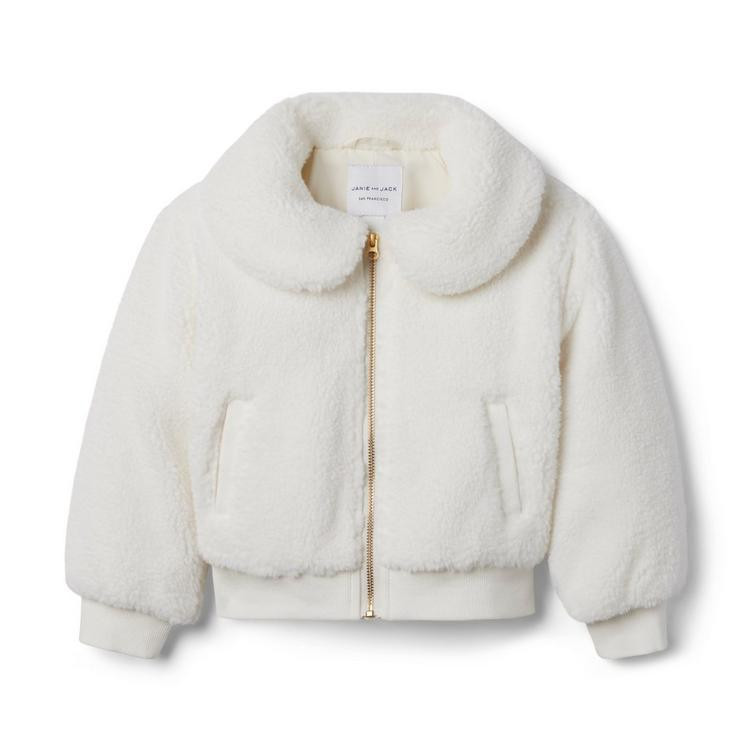 Faux Fur Bomber Jacket | Janie and Jack