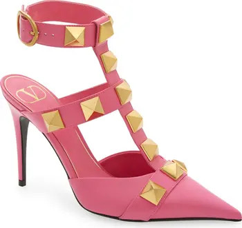 Valentino Garavani Roman Stud T-Strap Pump | Nordstrom | Nordstrom
