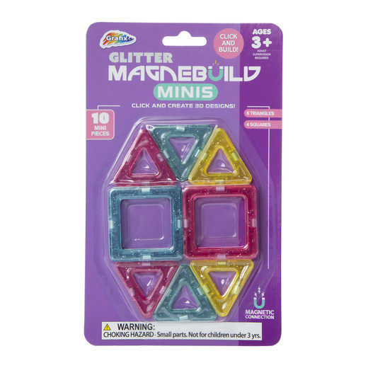 magnebuilds minis magnetic building blocks 10-piece | Five Below