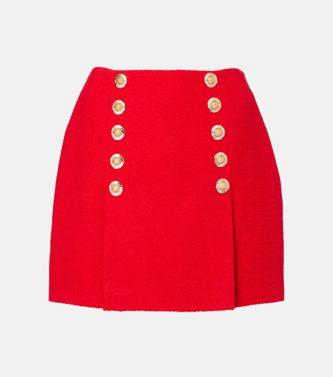Pleated wool-blend miniskirt | Mytheresa (US/CA)
