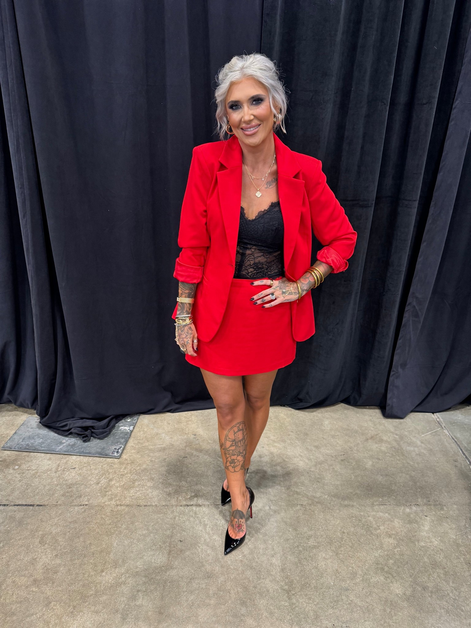 Red conference speaking outfit 

#LTKStyleTip #LTKMidsize #LTKOver40