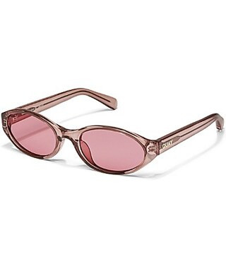 QUAY Unisex Aura Points 35mm Round Sunglasses - Doe/Peony | Dillard's