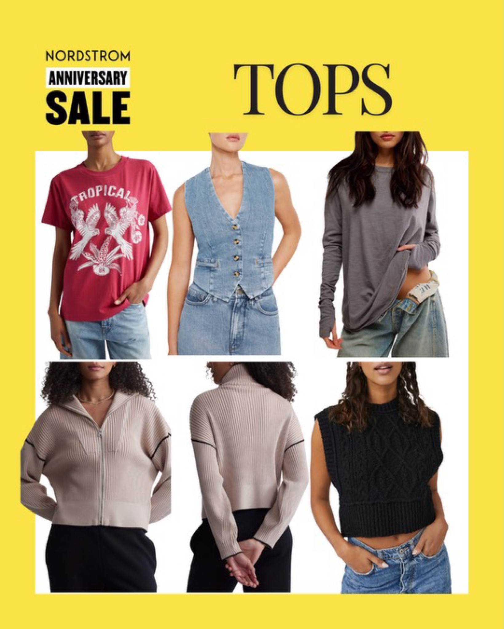 Nordstrom anniversary sale! Our picks for tops! We love the Varley zip sweater and graphic tees! 🤩

#LTKSaleAlert #LTKSummerSales #LTKxNSale