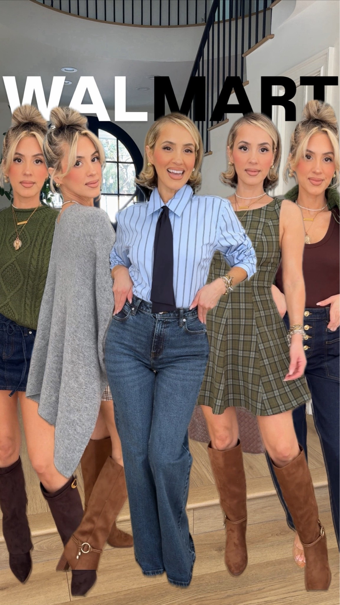 Ok these @walmart fall preppy looks are TOO GOOD 👏🏼👀🖤  #WalmartPartner @WalmartStyle #WalmartStyle