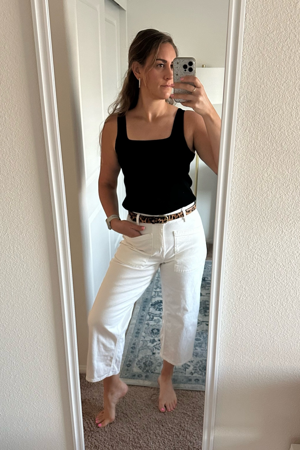 The wide leg crops are *chef’s kiss*. 

Perfect white jeans for summer and great quality so they aren’t see through at all!

#LTKFindsUnder50 #LTKSeasonal #LTKStyleTip