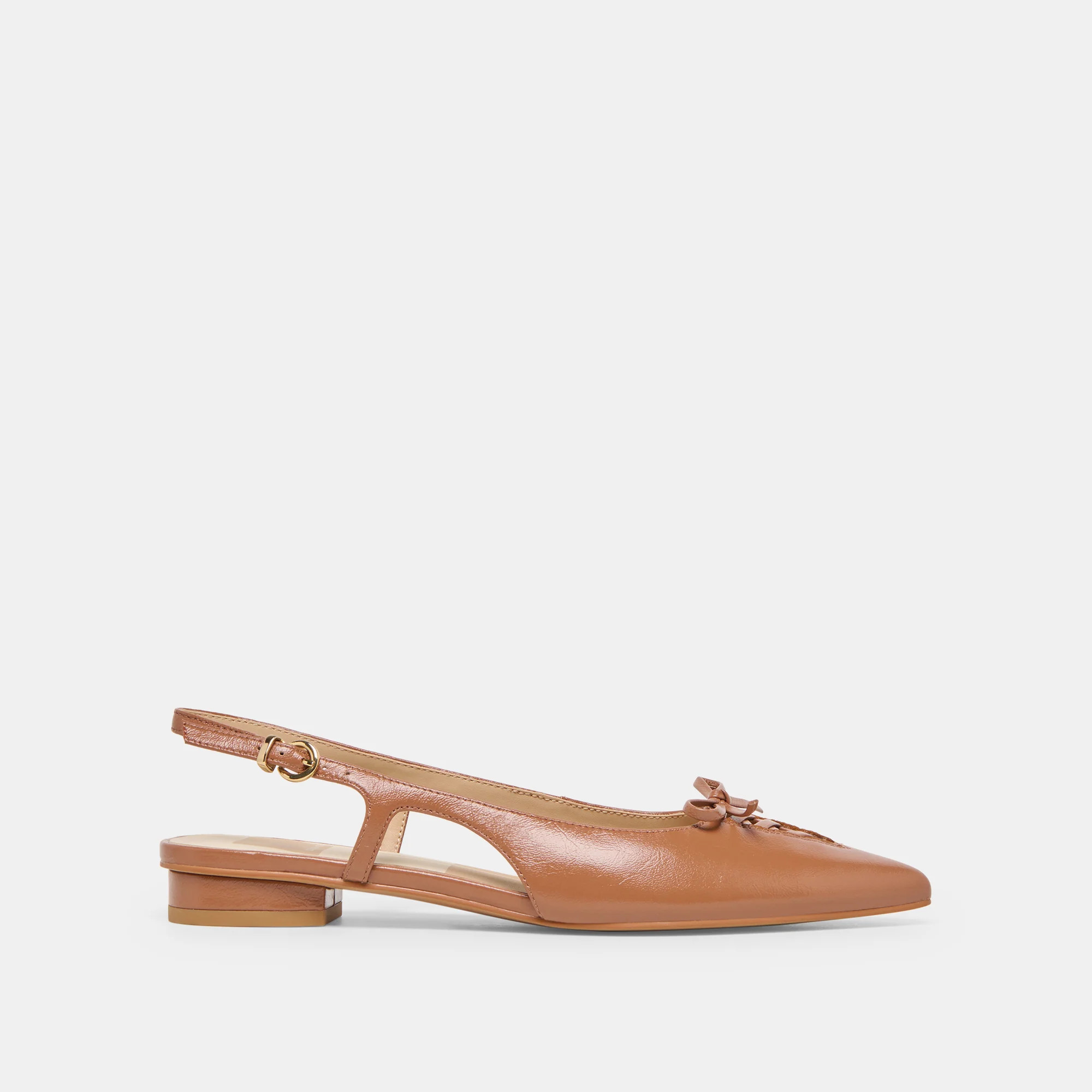 Owana Flats Saddle Leather | DolceVita.com
