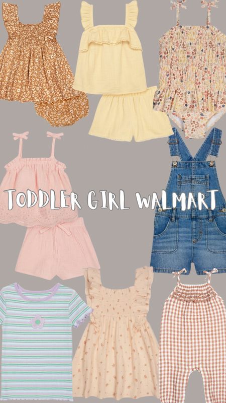 Toddler girl Walmart spring in my cart!