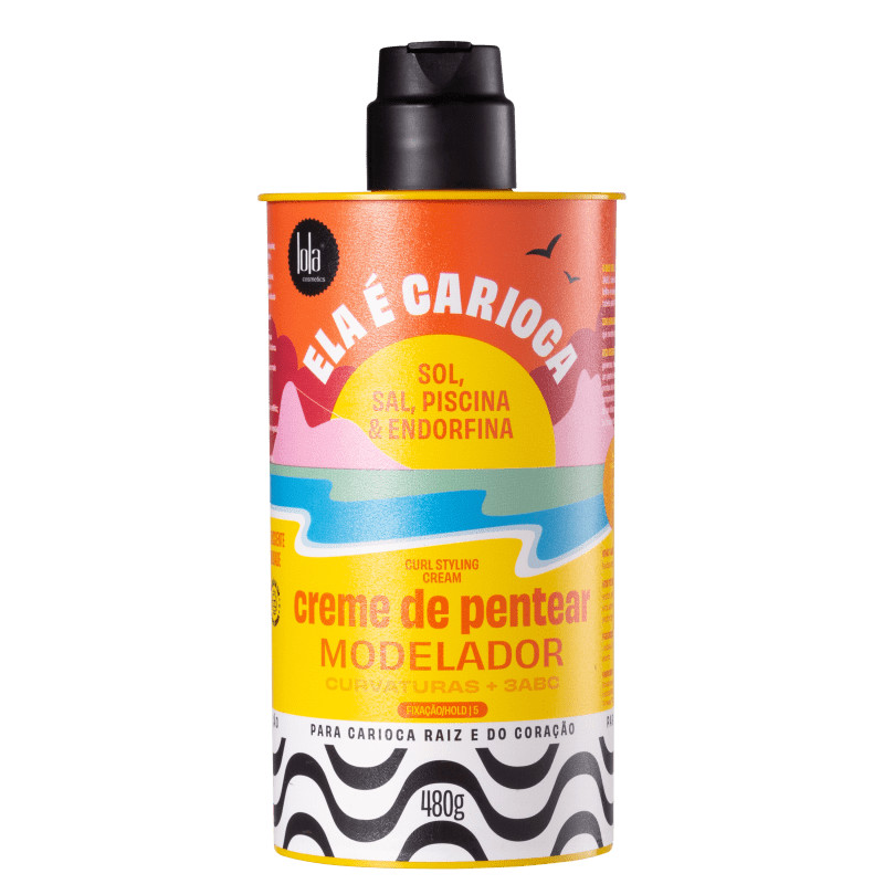 Lola Cosmetics Ela é Carioca Sol, Sal, Piscina & Endorfina 3ABC - Creme de Pentear 480g | Beleza Na Web (BR)