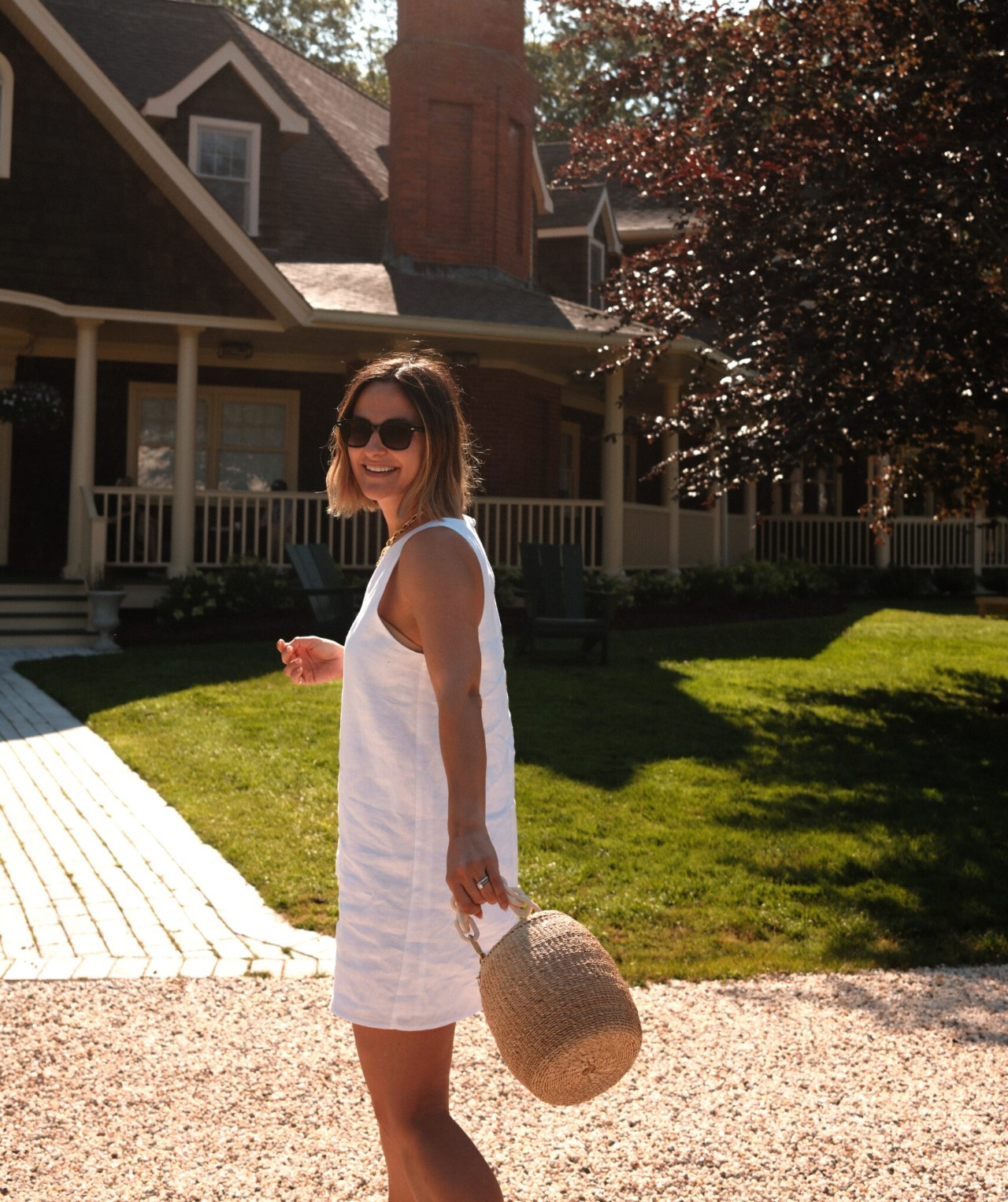 A white mini dress is a must-have for summer & this one is so easy to throw on and go with sandals and your favorite raffia accessories!  

 #LTKootd #LTKSeasonal
