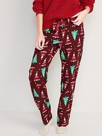 Printed Flannel Pajama Pants for Women | Old Navy (US)