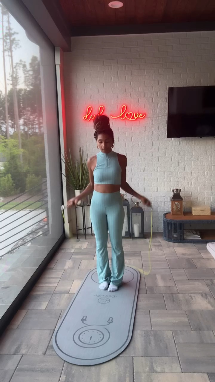 Jump Rope Challenge: Dear Diary…

Can someone help me figure this out 😩 the math is not mathing and the swing is not swinging and the speed is not speeding and the footwork is not foot working - ALL AT THE SAME TIME. 

I think I’ve hit a roadblock and I’m not sure how to overcome it. Normally I don’t like when Charlton coaches me unsolicitedly but I’ll allow his input on this when he gets home. I already FT’d him about to put on his radar (after football of course 👀) 😩😅

#ebswing #jumprope #jumpchallenge #jumpropeworkout #jumpropetricks #daily #workoutmotivation #coachwifelife

#LTKActive #LTKFindsUnder50 #LTKVideo